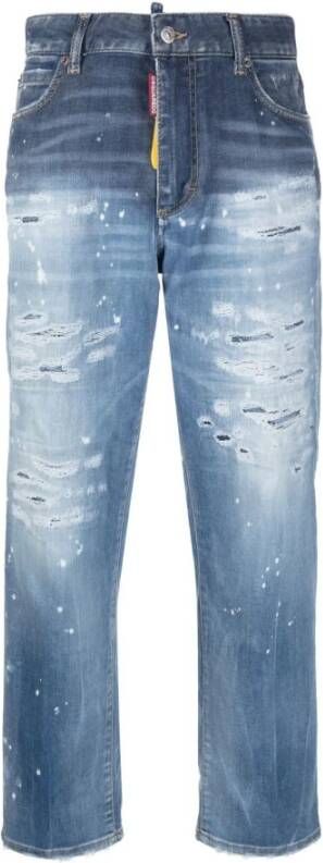 Dsquared2 Hoge kwaliteit Straight Jeans Blauw Dames