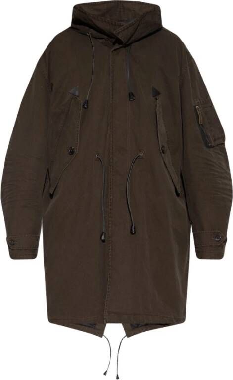 Dsquared2 Stijlvolle Jassen voor Mannen Green Heren