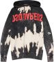 Dsquared2 Omgekeerde Tie-Dye Hoodie met Verontruste Details Gray Heren - Thumbnail 1