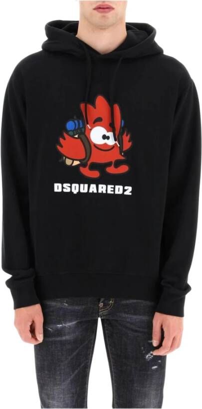 Dsquared2 hoodie Zwart Heren