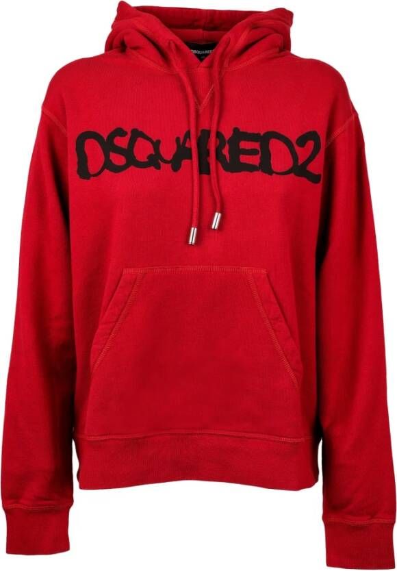 Dsquared2 Hoodies Rood Dames