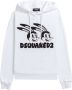 Dsquared2 Katoenen sweatshirt met frontprint White Heren - Thumbnail 1