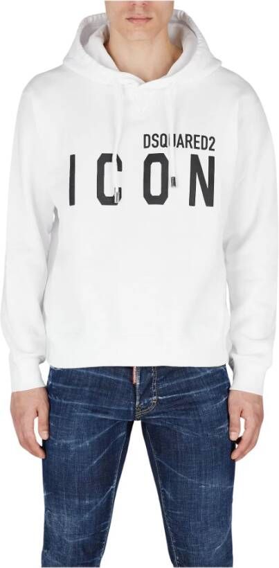 Dsquared2 Stijlvolle Sweaters Collectie Wit Heren