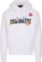 Dsquared2 Witte Pac-Man Hoodie White Heren - Thumbnail 1