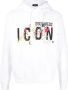 Dsquared2 Geribbelde katoenen hoodie White Heren - Thumbnail 3