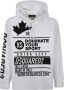 Dsquared2 Witte hoodie met voorprint White Heren - Thumbnail 5