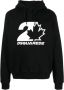 Dsquared2 Casual Logo Sweatshirt voor Mannen Black Heren - Thumbnail 1