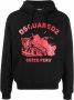 Dsquared2 Katoenen Sweatshirt met capuchon en logo print Black Heren - Thumbnail 1