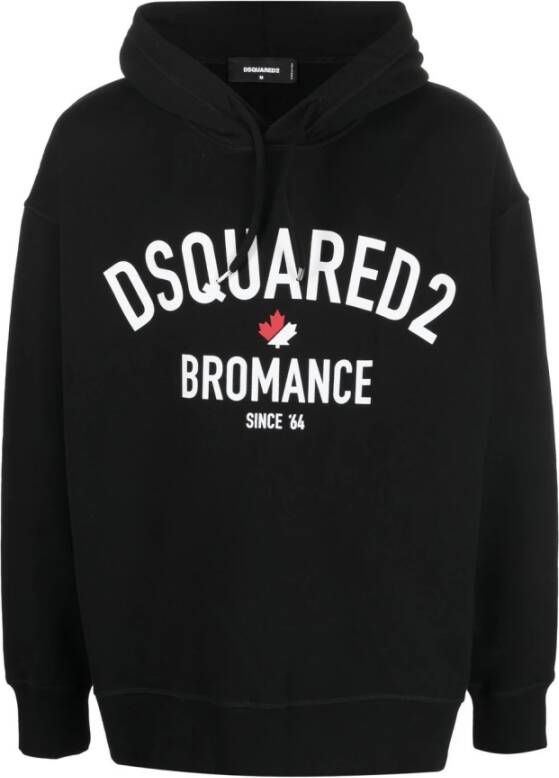 Dsquared2 Logo hoodie Zwart Heren