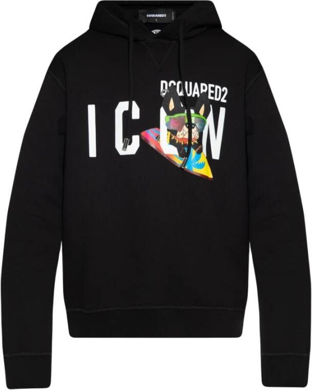 Dsquared2 Hoodies Zwart Heren