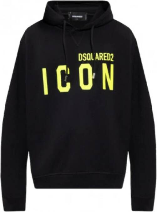 Dsquared2 Hoodie met logo Zwart Heren