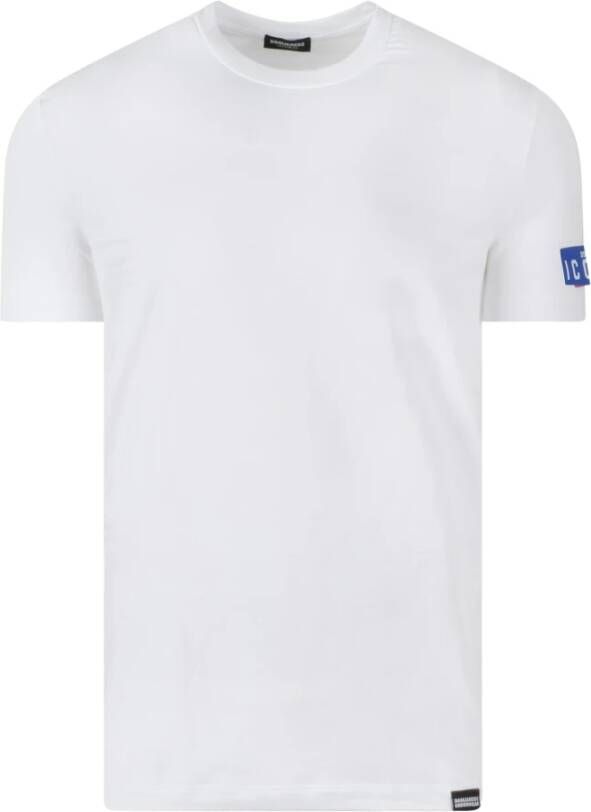 Dsquared2 Icon Color Ondergoed T-Shirt Wit Heren