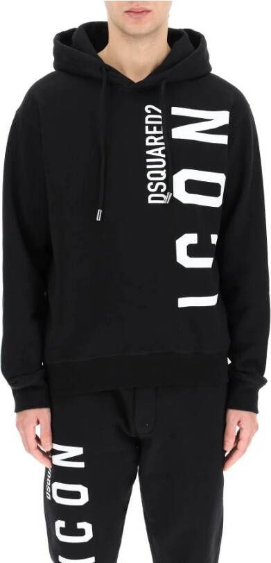 Dsquared2 Icon cool hoodie Zwart Heren