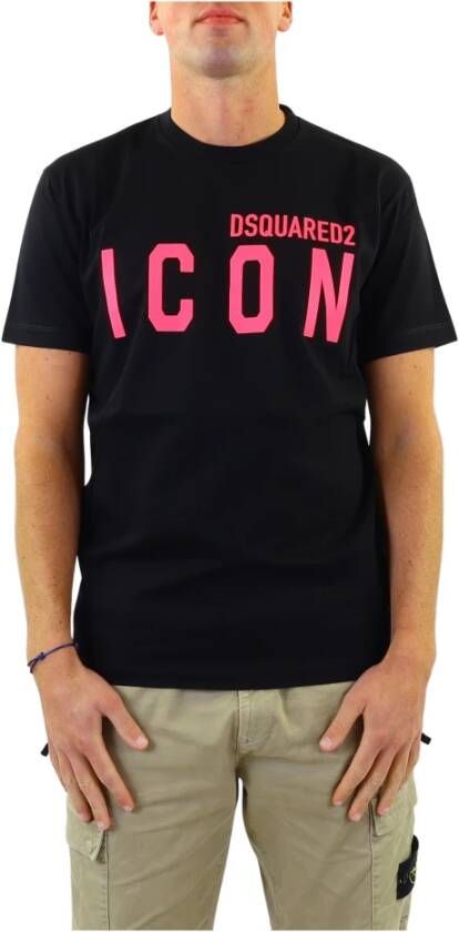 Dsquared2 Icon Cool Tee Heren Zwart Heren