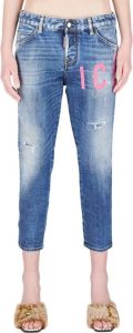 Dsquared2 Icon crop jeans Blauw Dames