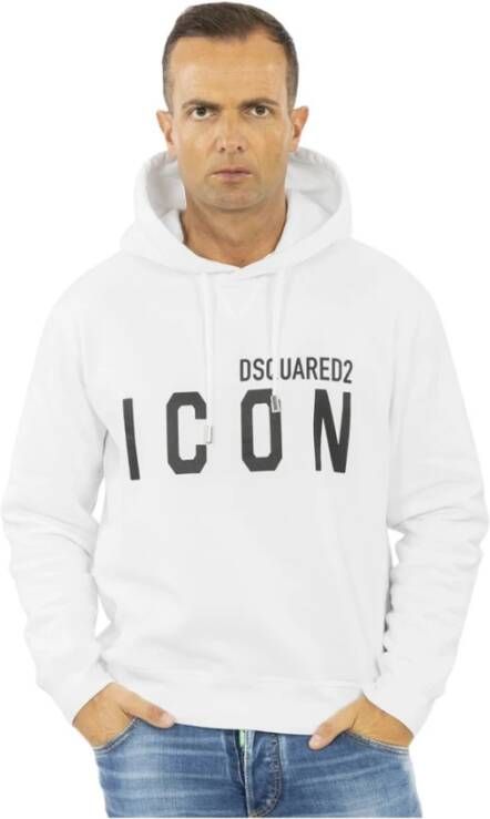 Dsquared2 Icon Hoodie Wit Heren