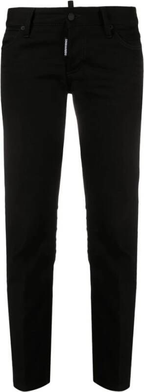 Dsquared2 Icon Skinny Cropped Jeans Zwart Dames