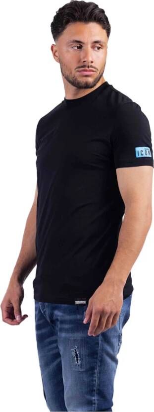 Dsquared2 Icon T-Shirt Heren Zwart Blauw Zwart Heren