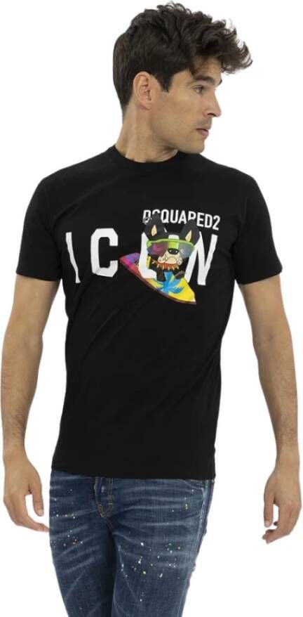 Dsquared2 Icon T-Shirt Zwart Heren