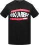 Dsquared2 Zwart Lin T-Shirt Gemaakt in Italië Black Heren - Thumbnail 1
