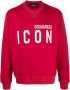 Dsquared2 Iconisch Ronde Hals Sweatshirt in Rood Red Heren - Thumbnail 1