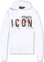 Dsquared2 Geribbelde katoenen hoodie White Heren - Thumbnail 1