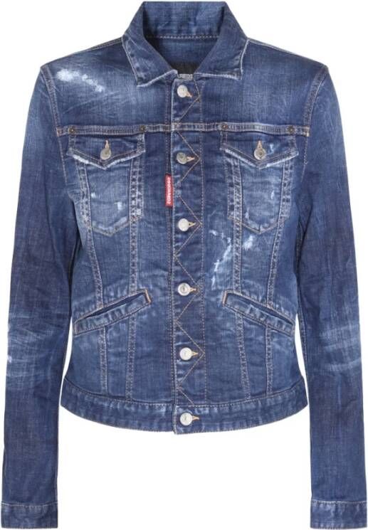 Dsquared2 Jackets Blauw Dames