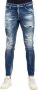 Dsquared2 Elegante en Comfortabele Skinny Jeans Blue Heren - Thumbnail 1