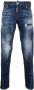 Dsquared2 Blauwe Jeans met Verfspat Detail Blauw Heren - Thumbnail 1