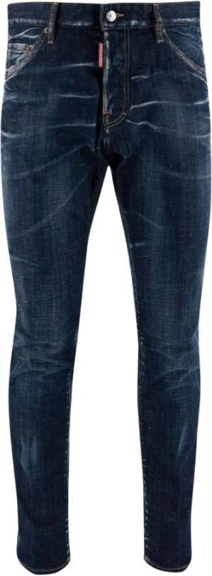 Dsquared2 Slim-Fit Stretch Denim Jeans Blauw Heren - Foto 2