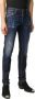 Dsquared2 Slim Fit Blauwe Jeans met Opgezet Logo Blue Heren - Thumbnail 1