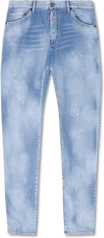 Dsquared2 Slim-fit Jeans voor Heren Art. S74Lb1063 S30663 470 Blauw Heren