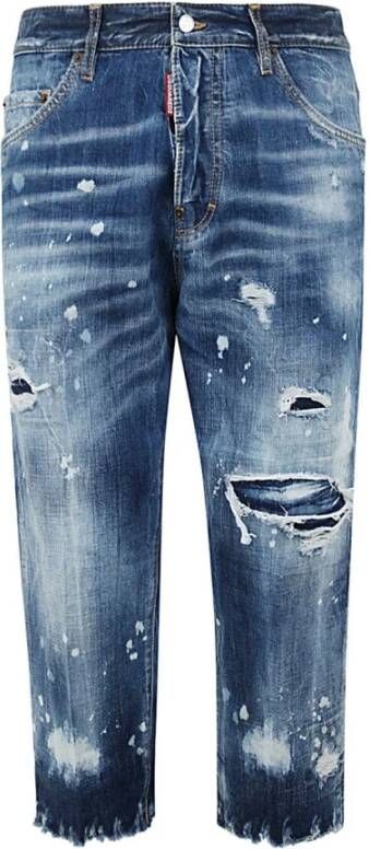 Dsquared2 Elegante Boot-Cut Jeans voor Heren Blauw Heren - Foto 1