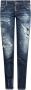 Dsquared2 Cool Girl Cropped Paint Splatter Jeans Blue Dames - Thumbnail 1