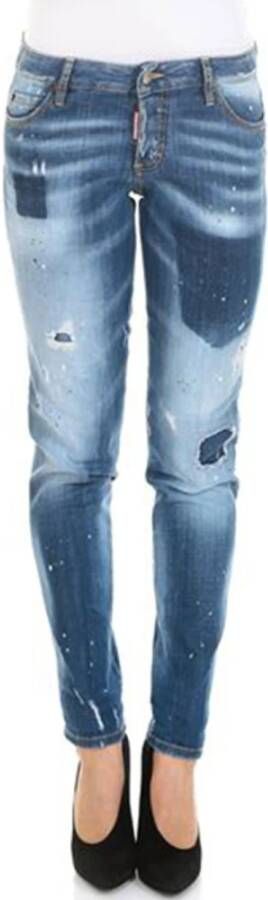 Dsquared2 Jennifer Skinny Jeans Blauw Dames