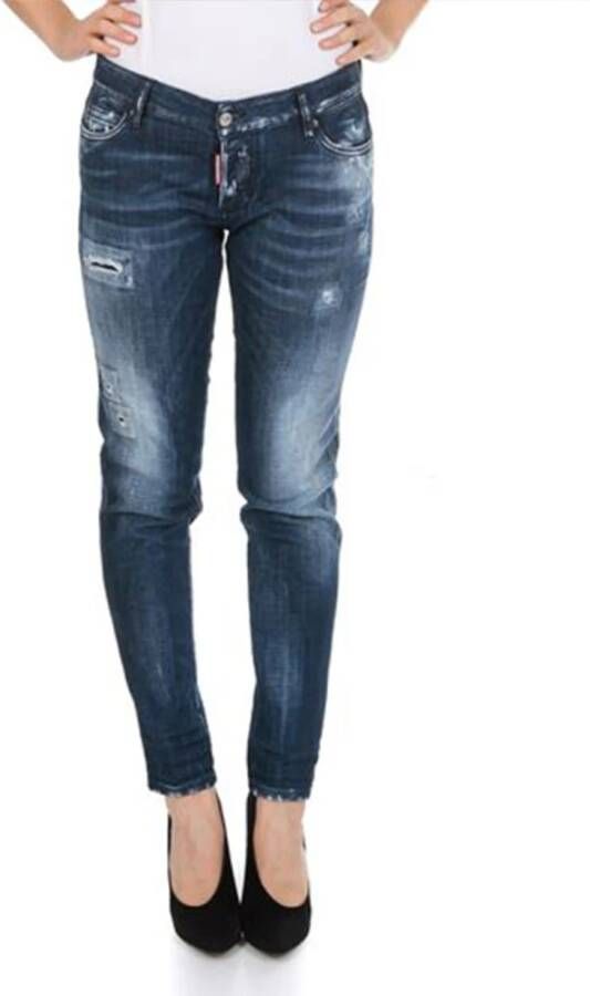 Dsquared2 Jennifer Skinny Jeans Blauw Dames