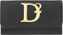 Dsquared2 Kaarthouder Zwart Leer met Snap-sluiting Zwart Dames - Thumbnail 1