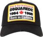 Dsquared2 Zwarte Hoeden & Petten Aw23 Black Heren - Thumbnail 1