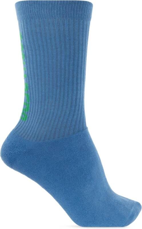 Dsquared2 Katoenen sokken met logo Blauw Heren