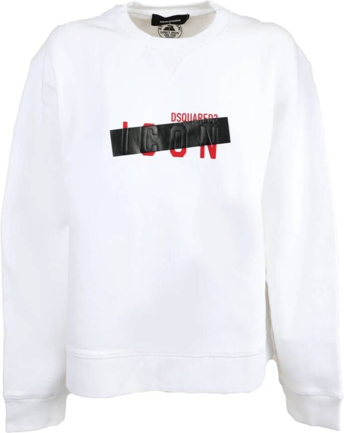Dsquared2 Katoenen Sweatshirt Art. S80Gu0045S25042 White