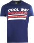 Dsquared2 Katoenen T-shirt met Groot Logo Blauw Heren - Thumbnail 1