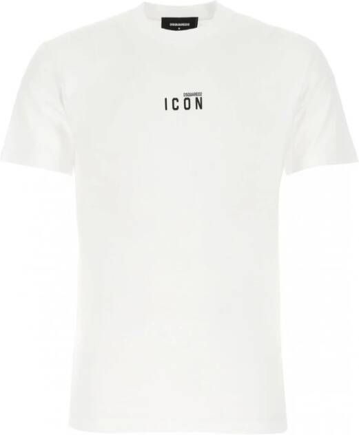 Dsquared2 Witte T-shirts The Whites Collectie White Heren
