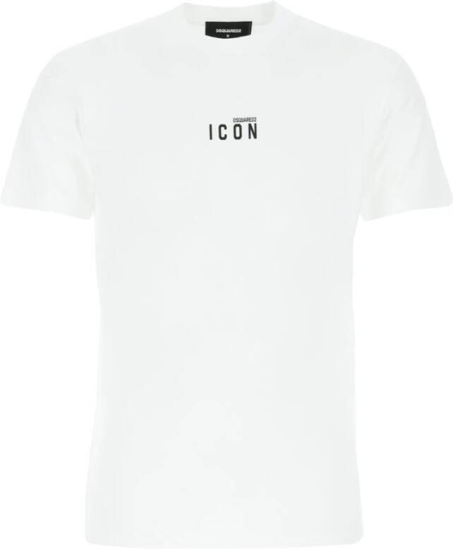 Dsquared2 Witte T-shirts The Whites Collectie White Heren