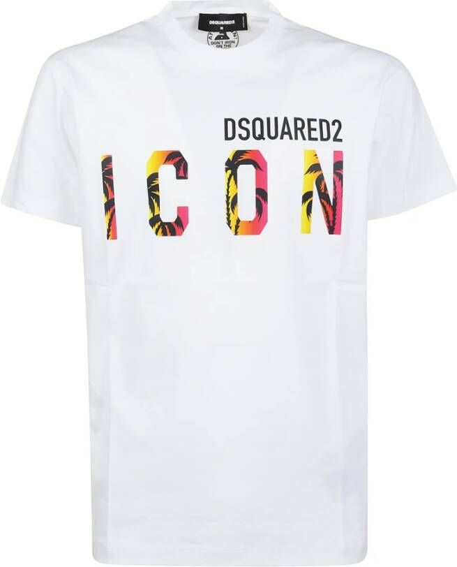 Dsquared2 Klassiek Wit Icon T-Shirt White Heren