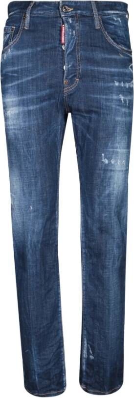 Dsquared2 Klassieke Blauwe Jeans voor Heren Blauw Heren