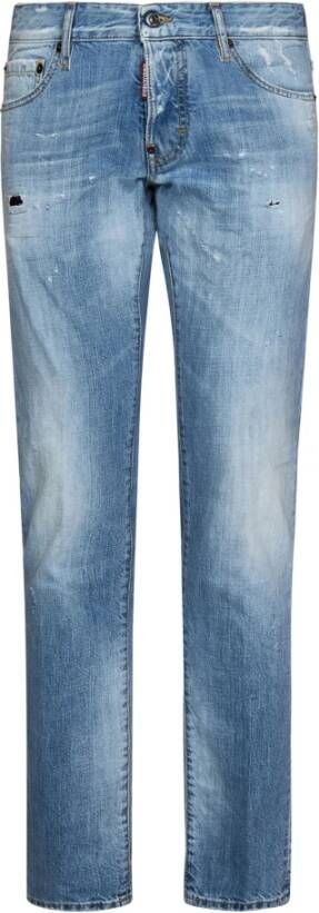 Dsquared2 Klassieke Denim Jeans Blauw Heren