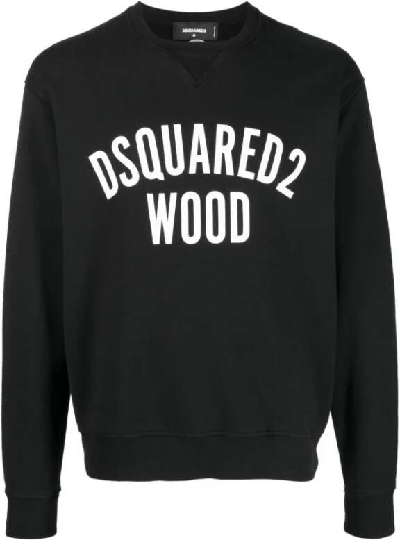 Dsquared2 Klassieke Logo Sweatshirt voor Heren Zwart Heren