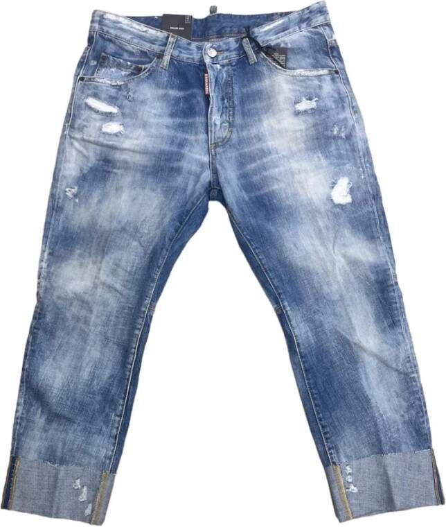 Dsquared2 Klassieke Straight Jeans Blauw Heren
