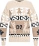 Dsquared2 Ronde-hals Gebreide Trui Beige Heren - Thumbnail 1