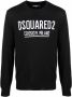 Dsquared2 Zwarte katoenen sweatshirt met Milano-print Black Heren - Thumbnail 1